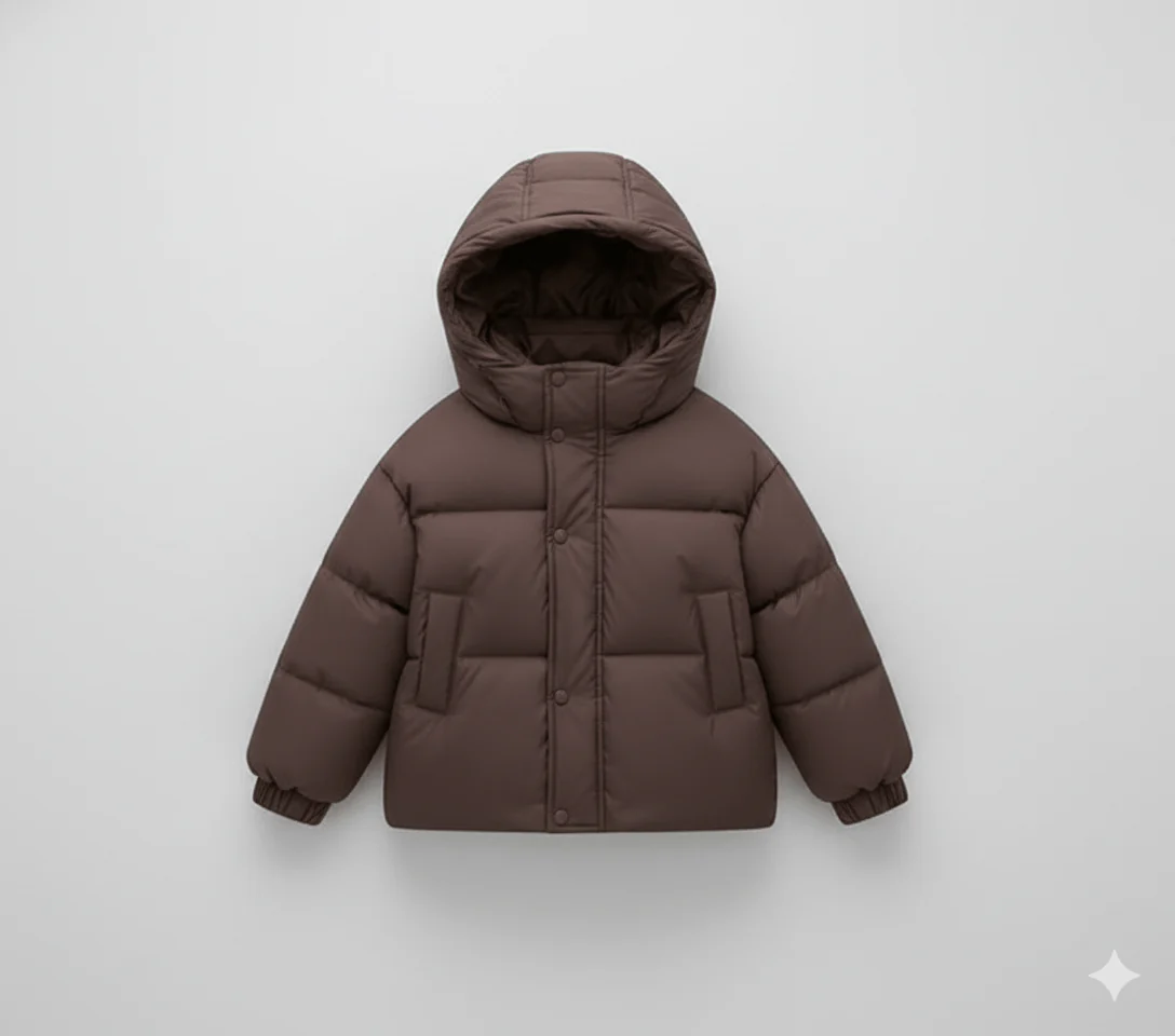 Unisex Hooded Lightweight Puffer Jacket - Image 3
