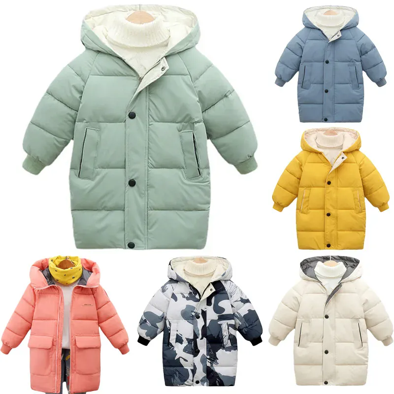 Unisex Hooded Longline Puffer Parka for Kids & Teens - Image 9