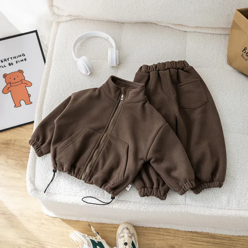 Unisex Ultra-Soft Fleece Sweatsuit Set - Image 5