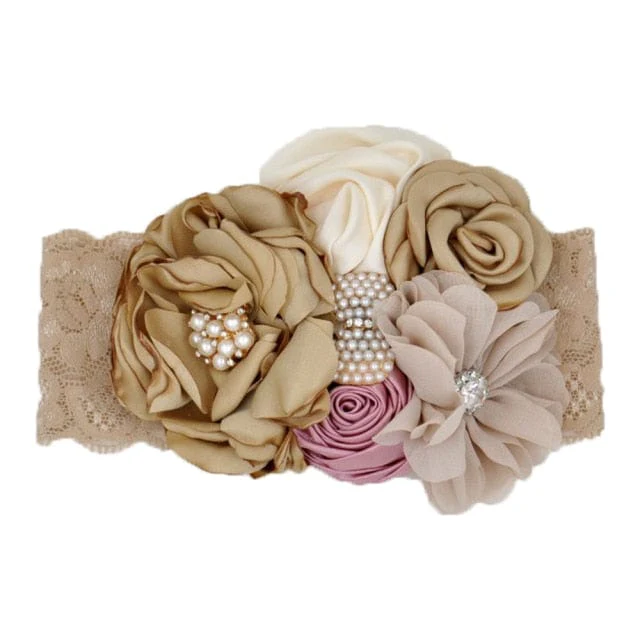 Vintage Baby Floral Lace Headband - Image 13