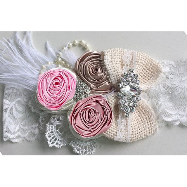 Vintage Baby Floral Lace Headband - Image 18
