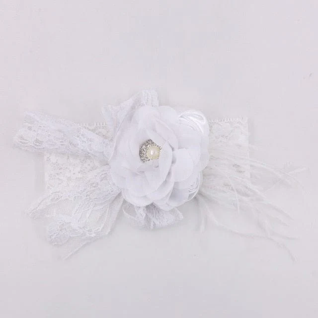 Vintage Baby Floral Lace Headband - Image 26