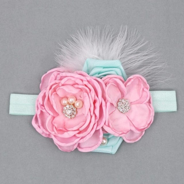 Vintage Baby Floral Lace Headband - Image 27