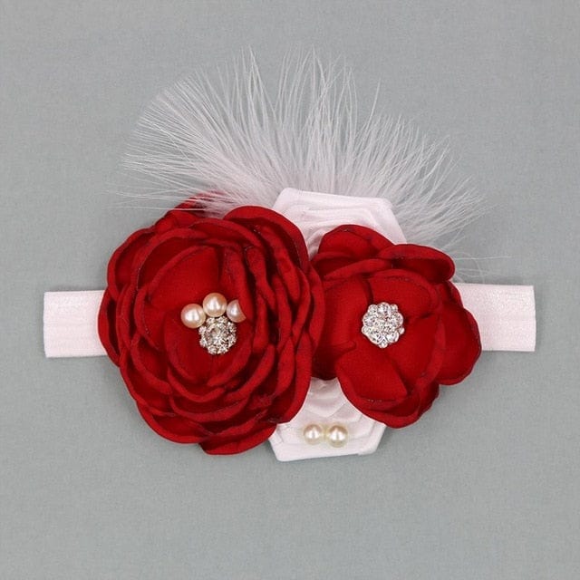 Vintage Baby Floral Lace Headband - Image 31