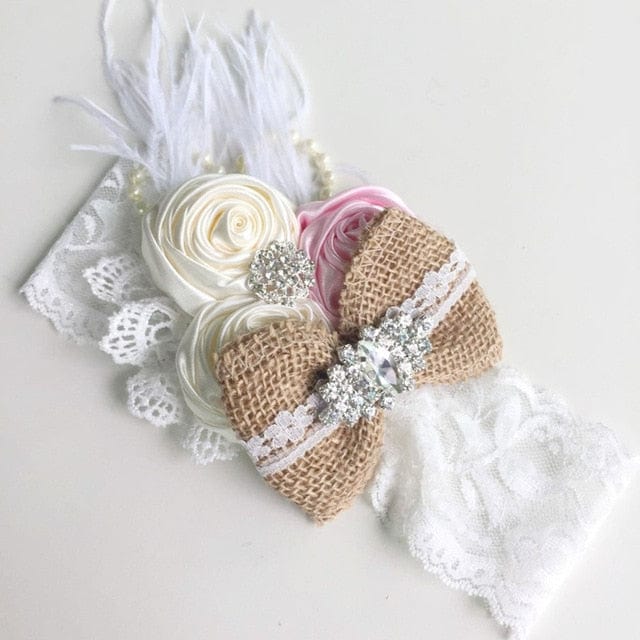 Vintage Baby Floral Lace Headband - Image 34