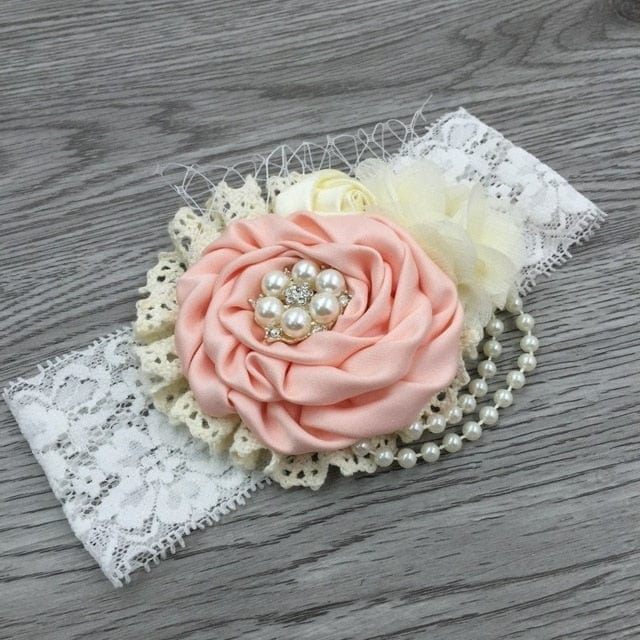 Vintage Baby Floral Lace Headband - Image 35