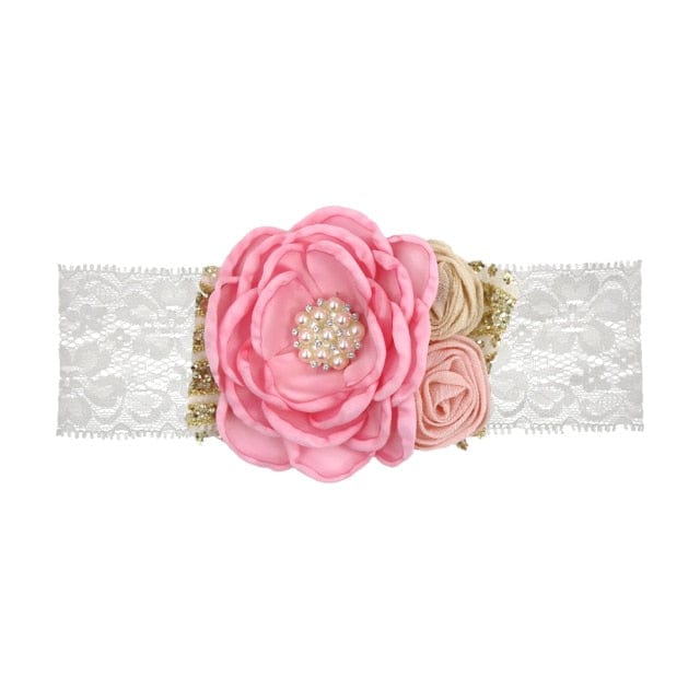 Vintage Baby Floral Lace Headband - Image 40