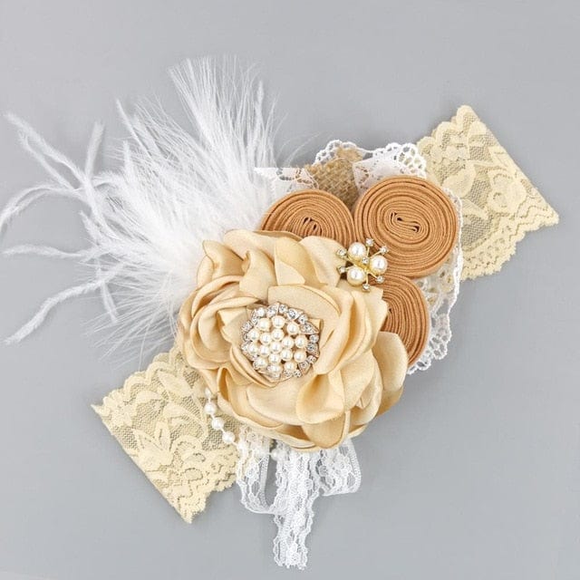 Vintage Baby Floral Lace Headband - Image 42