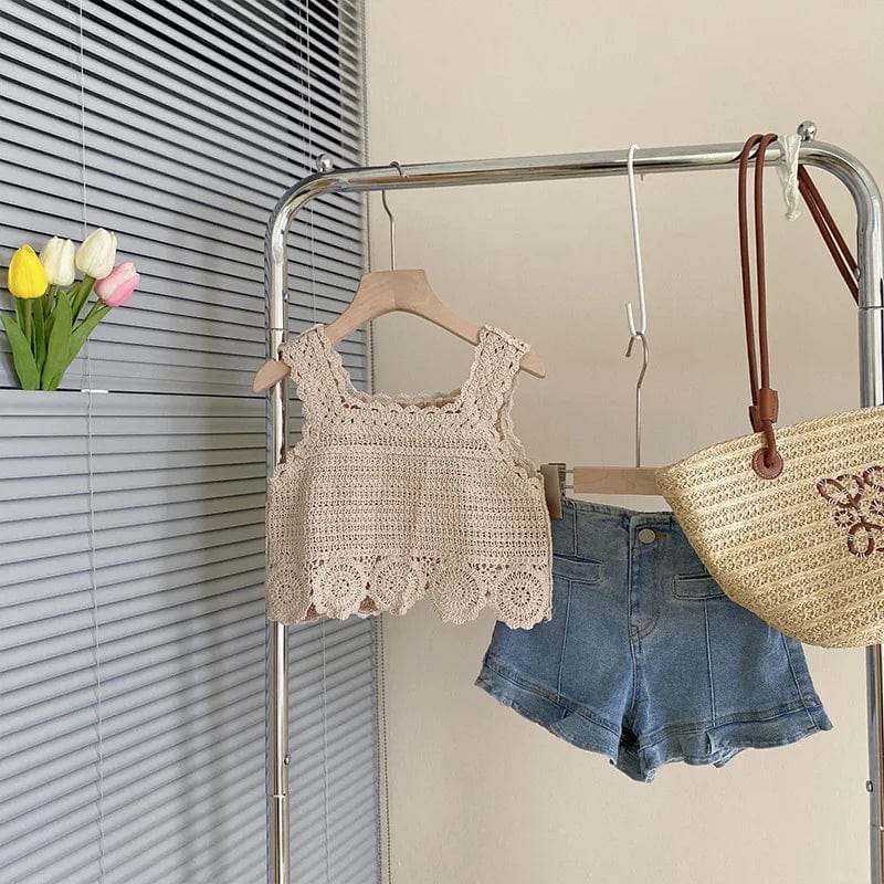 Vintage Crochet Hollow Camisole - Image 3