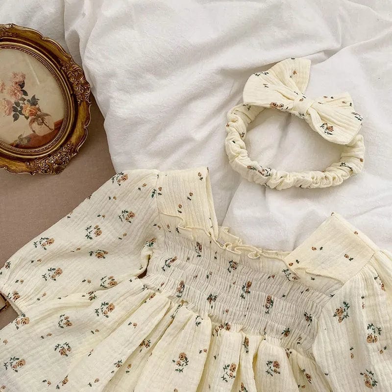 Vintage Floral Romper - Image 2