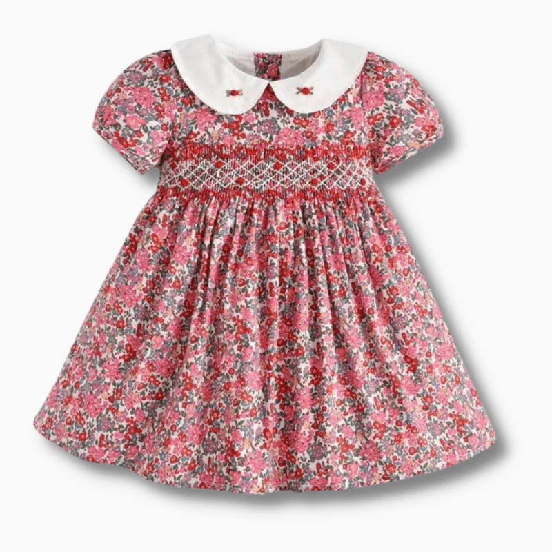 Vintage Floral Smock Dress - Image 4