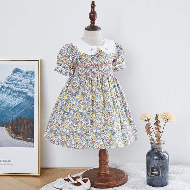 Vintage Floral Smock Dress - Image 9