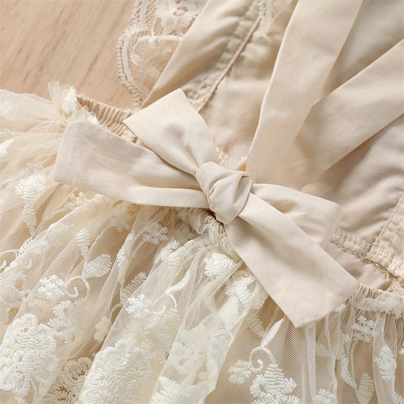 Vintage Lace Baby Romper - Image 5