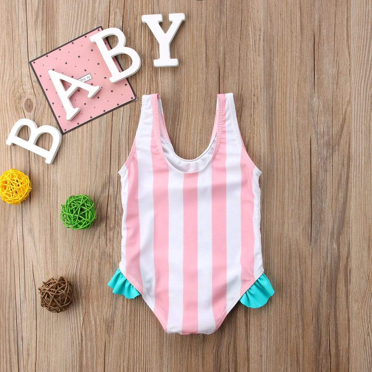 Watermelon Striped Swimsuit - Image 4