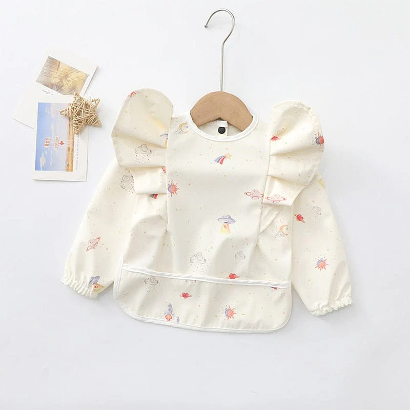 Waterproof Baby Feeding Bib with Pocket - Image 10