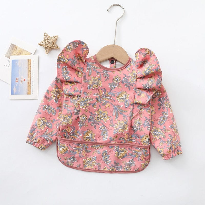 Waterproof Baby Feeding Bib with Pocket - Image 13
