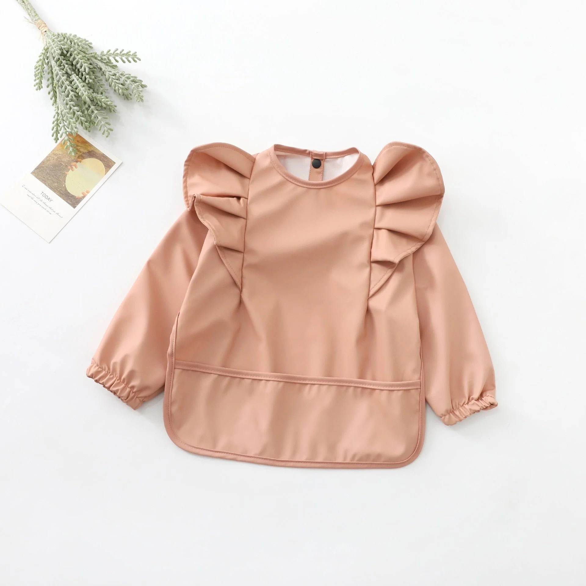 Waterproof Baby Feeding Bib with Pocket - Image 5