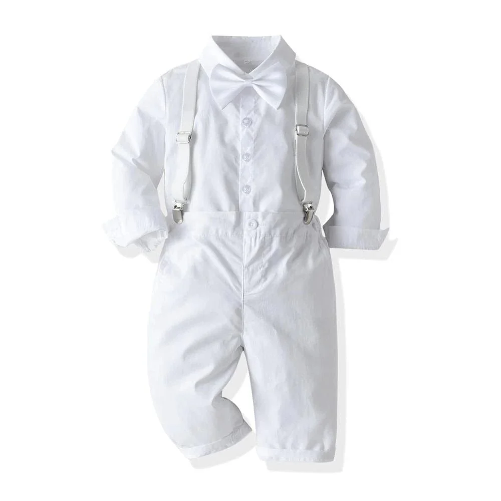 White christening Boy Outfit - Image 2