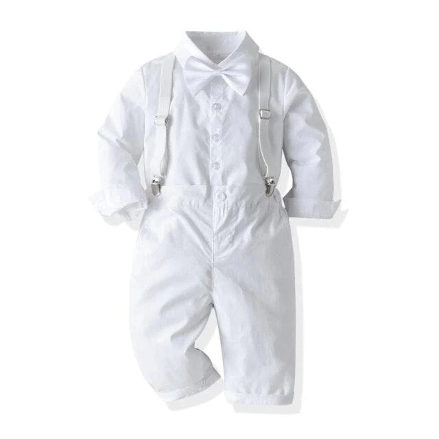 White christening Boy Outfit - Image 3