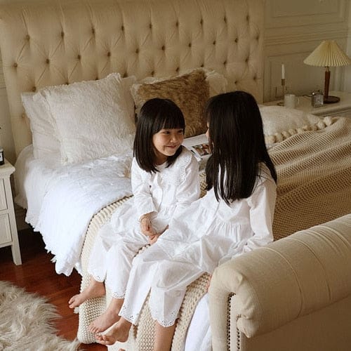 White Girls Pajamas Sets - Image 3