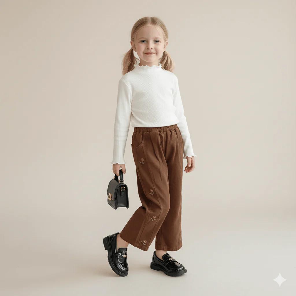 Willow Creek Embroidered Cotton Trousers - Image 4