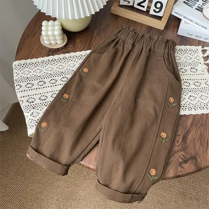 Willow Creek Embroidered Cotton Trousers - Image 9
