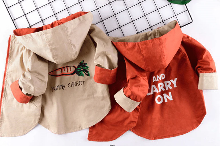 Yummy Carrot Reversible Trench Jacket - Image 3